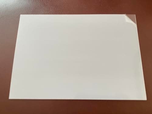 Image of 0.5mm PETG Clear Thin Plastic Sheets Flexible Model Makers Dolls House Windows [1 x A3 420mm x 297mm - 0.5mm]