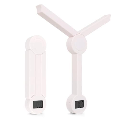 Image of Portable Food Scale Travel Scale for Food, Small Folding Digital Kitchen Scale for Food, Collapsible Mini Pocket Scale Grams and Ounces, Ideal for Diet Calorie Control Compact Kitchen (White)