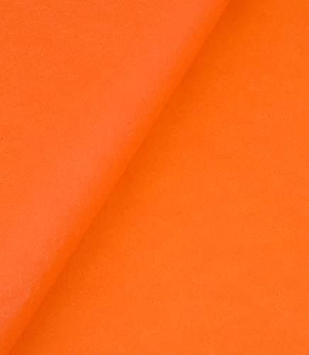 Image of Pack of 50 Sheets Acid Free Tissue Paper - Orange (50cm x 70cm / 20" x 27")