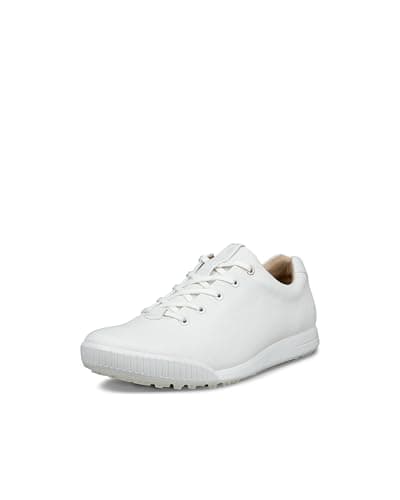 Image of ECCO Mens Golf Street Retro Hybrid Golf Shoes - White - UK 8-8.5