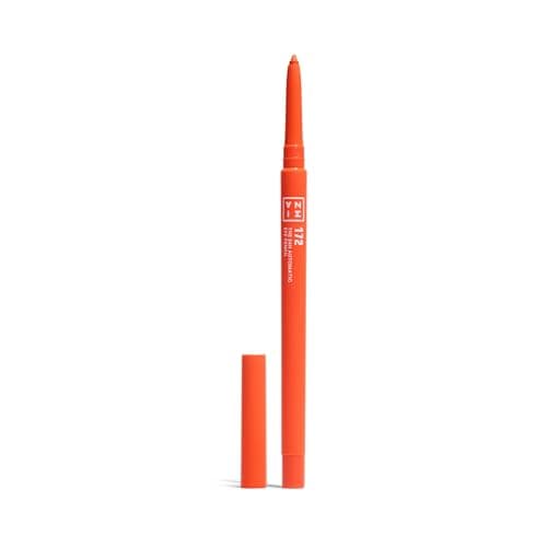 Image of 3INA MAKEUP - The 24H Automatic Eye Pencil 172 - Pure Orange - Creamy Long Lasting Eyeliner Waterproof - Sharpener & brush