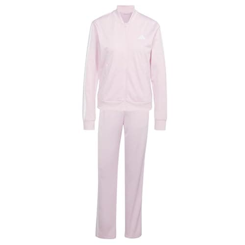 Image of adidas Women's ESSENTIALS 3-STRIPES TRACKSUIT, clear pink, M
