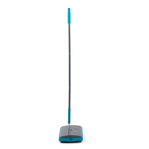 Image of Beldray Manual Carpet Sweeper - Includes Cleaning Comb For Bristles, Lightweight Cordless Floor Cleaner, Pet Fur Remover, Easy Use, Thin & Compact, Suitable For Rugs & Hard Indoor Floors