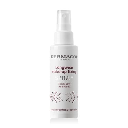 Image of Dermacol Longwear Makeup Setting Spray, Long-lasting, Smudge-proof & Transfer-resistant Fixing Spray for Makeup with Matt Finish, All-Day Wear, Refreshing & Hydrating - 100 ml