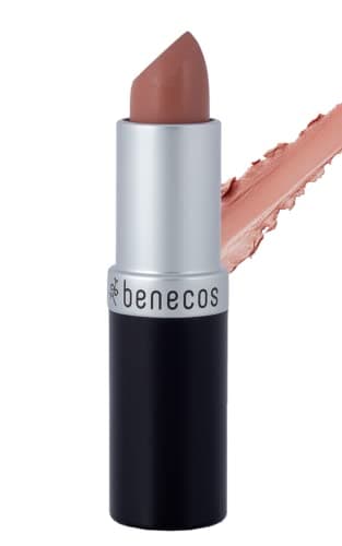 Image of Benecos Natural Cosmetics - MAT Lipstick - matt - with organic beeswax - muse MAT - 4,5 g
