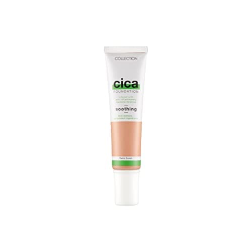 Image of Collection Cosmetics Hydrating Medium Coverage Cica Foundation Infused with Anti-Redness, Vegan Foundation, 30ml, Light Vanilla