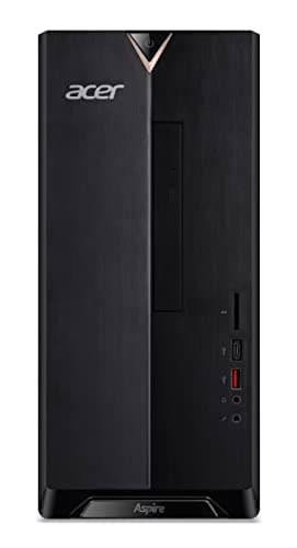 Image of Acer Aspire TC-1660 Desktop PC - (Intel Core i3-10105, 8GB, 2TB HDD, Wireless Keyboard and Mouse, Windows 10, Black)