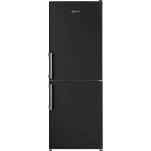 Image of Indesit Low Frost Freestanding Fridge Freezer - Black - 13 Shopping Bags - E Rated - IB55 532 B UK