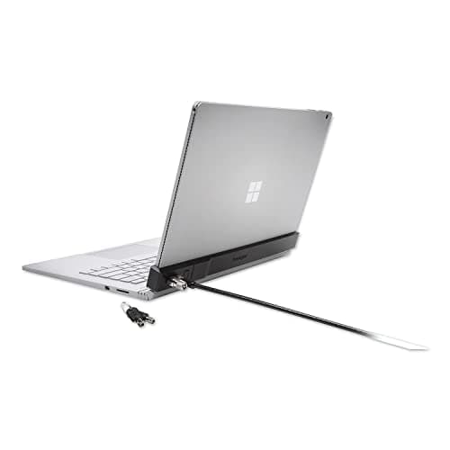 Image of Kensington Locking Bracket for Surface Book with Non-Invasive Locking Technology, Steel-Reinforced Security Bar and MicroSaver 2.0 Keyed Laptop Dock - 1.8 m Length (K64821WW)