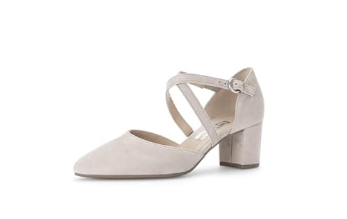Image of Gabor Giselle Womens Open Court Shoes 5 UK Rouge Suede