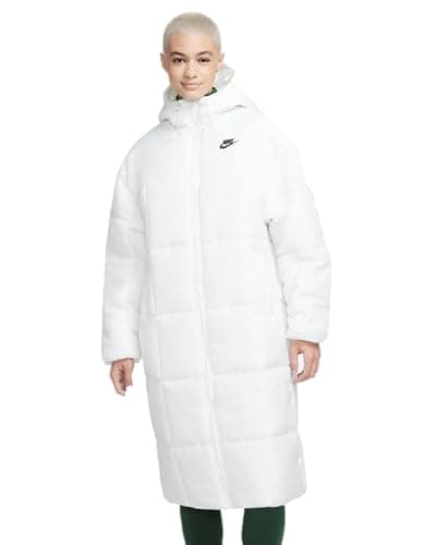 Image of NIKE FB7675-100 W NSW TF THRMR CLSC PARKA Jacket Women's WHITE/BLACK Size M