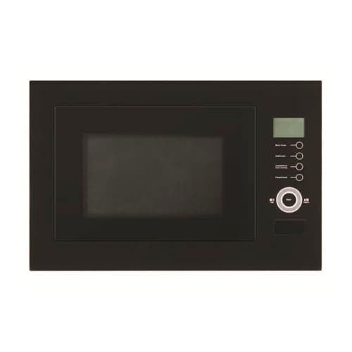 Image of Cookology Essentials AEMWG25BK Built-in Microwave Oven & Grill - 25L Compact Microwave - 900W Power - 1000W Grill - 8 Auto Programs - 5 Power Levels - Defrost Program - Child Safety Lock - Black