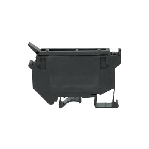 Image of 10Pcs Screw Din Rail Terminal Block Fuse Holder 5 * 25mm 24V/220V LED With Disconnect Lever Wire Electrical Connector(Black-WIth 24V LED,With Fuse 10A)