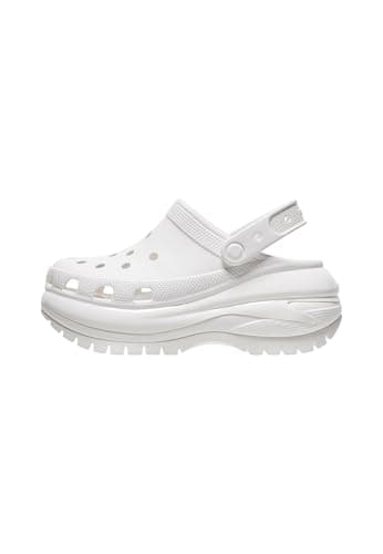 Image of Crocs, Unisex Adult, Mega Crush Clog, Bone, 11 UK Men