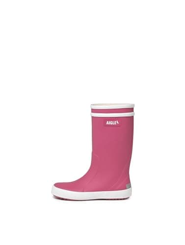 Image of Aigle LOLLY POP 2 Waterproof Children's Boots | Made of soft, natural rubber with a durable lining | Reflective strip on the heel | Non-slip sole