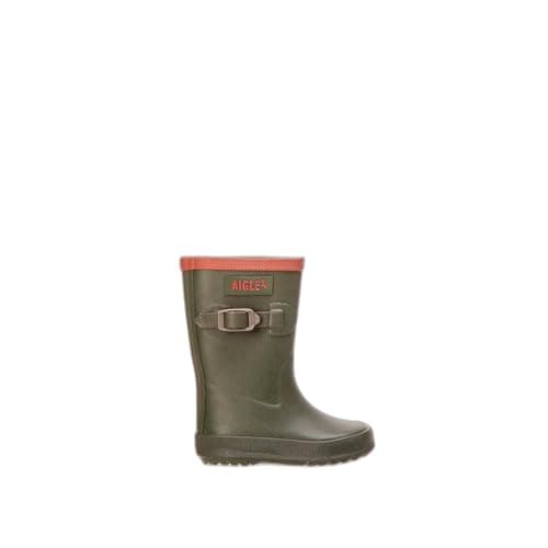 Image of Aigle Partridge 2 Rain Boots Unisex Child, khaki, 19 EU
