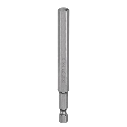 Image of sourcing map H8.0 Hex Head Drill Bit Wrench 8mm Metric Flat Tip 1/4" Hex Shank 100mm (4") Long Magnetic Hexagonal Screw Driver Socket Industrial Screwdriver Power Bits