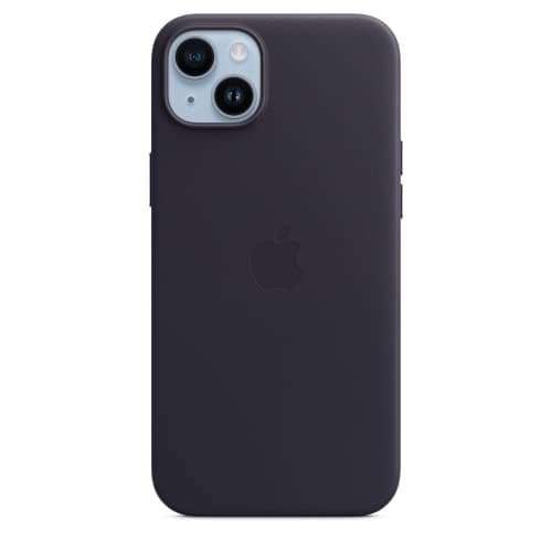 Image of Apple iPhone 14 Plus Leather Case with MagSafe - Midnight ​​​​​​​