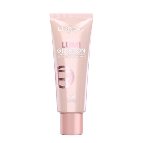 Image of L'Oréal Paris Multi-Use Glow Enhancer, 24h Hydration with Shea Butter and Glycerin, for Face and Body, Paradise Lumi Glotion, Shade 901: Fair Glow, 40 ml
