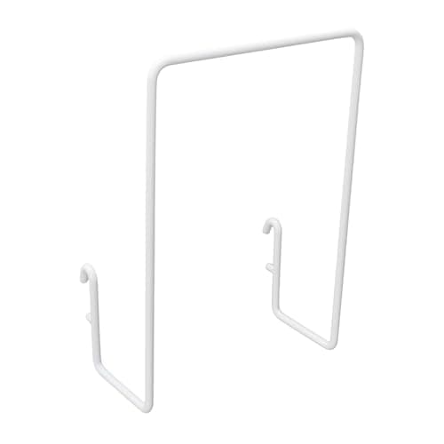 Image of Healeved Multi-Function Practical and Decorative Display Pegboard Storage Shelf with Large Capacity, White Iron Wall Hanging Storage Rack Simple Style for Kitchen and Bedroom