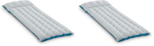 Image of Intex Inflatable Camping Mattress, 72.5" x 26.5" x 6.75", Gray (Pack of 2)
