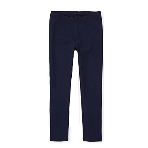 Image of Gavena Girls Leggings Cotton Winter Kids Fleece Lined Leggings Blue Age 9-10(Manufacturer Size: 150)