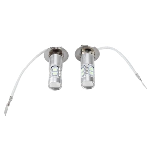 Image of Yctze Lampe H3 Led, H3 Led Spotlight Bulb for H3 2Pcs 100W 1200Lm 8000K Car Led Headlight Bulbs Kit Fog Lamp Daytime Running Light Bulb Led Headlight Bulbs Led Fog Light Car