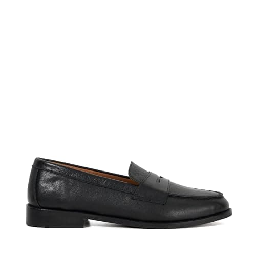 Image of Dune London Ladies GINELLI Penny Loafer Size UK 3 Loafers Black