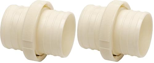 Image of Draper 23202 Hose Coupling Adaptor, 75mm/3", Yellow (Pack of 2)