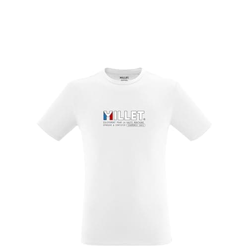 Image of MILLET Short Sleeve Organic Cotton Hiking T-Shirt - TS SS M White