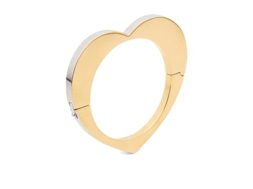 Image of kate spade new york Geo Pop Heart Bangle, One Size, Cubic Zarconia, Cubic Zirconia