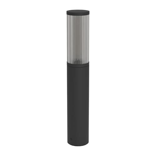 Image of Eglo LED Outdoor lamp Post Salle, Bollard Light, Outside Lighting for Garden and Patio, Driveway lamp Made of Black Metal, IP54, H 46.5 cm, E27
