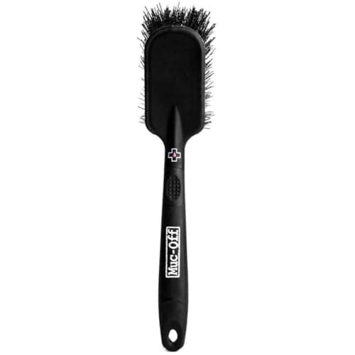 Image of Muc-Off Tyre and Cassette Brush - Stiff Nylon Bike Cleaning Brush for Dirt, Grime, and Mud - Ergonomic Rubber Grip for Effective Scrubbing