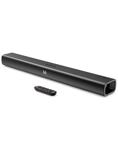 Image of MAJORITY Naga 80 Bluetooth Soundbar for TV | 140W 2.1 Channel Sound Bar with Built-In Subwoofer 2×2.5" | 3D Surround Sound, HDMI ARC, Optical, AUX, USB | Wireless TV Speaker