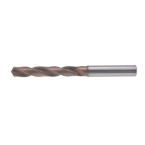 Image of 1pc 5xD Carbide Drill 3-9.9MM Coated Internal Coolant CNC Drilling Tool Through Hole Parallel Shank Metal Tungsten Steel(4.2)