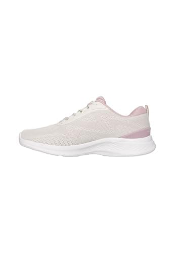 Image of Skechers Women's Skech-Lite Pro 2.0 Everyday Pace Sneaker, Natural Mesh/Pink Trim, 5 UK