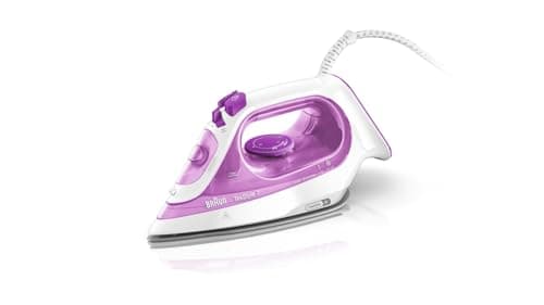 Image of Braun Texstyle 3 SI3030PU Steam Iron, Steam Shot 140g/min, Variabkle Steam 45g/min, 2m Cord, Purple