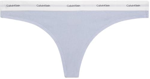 Image of Calvin Klein Women's Thong Underwear, Blue (Casual Blue), L
