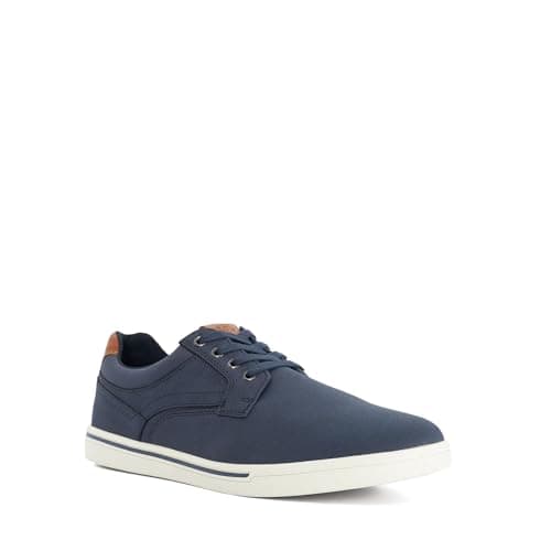 Image of Dune London Mens TOMMUS Lace-Up Trainers Size UK 8 Navy