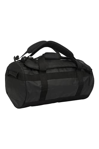 Image of Mountain Warehouse 60L Cargo Bag - Heavy Duty Travel Backpack with Padded Rucksack Straps, 3 Ways to Carry Duffle Bag - Best for Camping, Travelling, Gym Black One Size