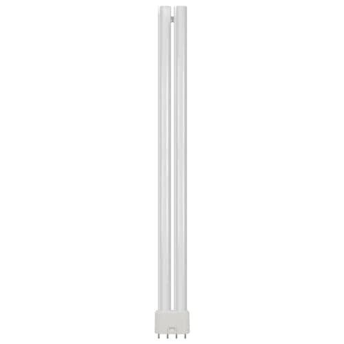Image of Crompton Lamps LED PLL 18W 2G11 Single Turn L-Type Direct to Mains (36W Equivalent) 4000K Cool White Opal 2250lm 4-Pin Push Fit Light Bulb