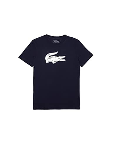 Image of Lacoste Sport Men's Regular Fit T-Shirt, Navy/White, XXL