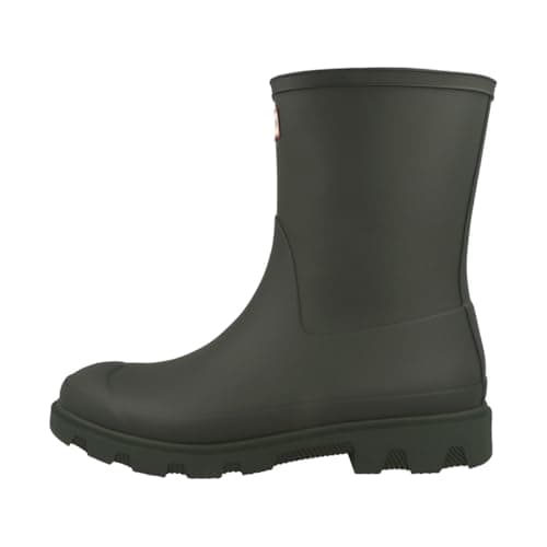 Image of Hunter Men's Short Wellington Boots Downpour Dark Olive, Dark Olive, 38 EU