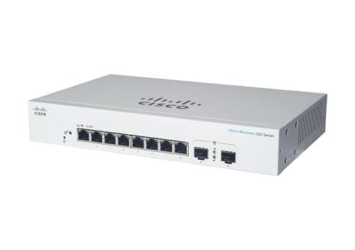 Image of Cisco Business CBS220-8P-E-2G Smart Switch | 8 Port GE | PoE | 2x1G SFP | 3-Year Limited Hardware Warranty (CBS220-8P-E-2G-UK)