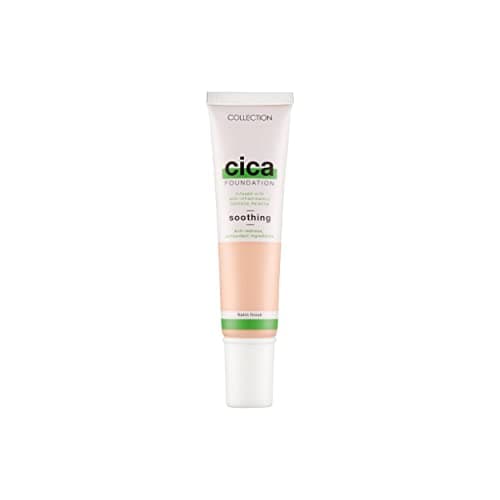 Image of Collection Cosmetics Hydrating Medium Coverage Cica Foundation Infused with Anti-Redness, Vegan Foundation, 30ml, Fair