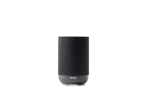 Image of Denon Home 200 Flagship Smart Bluetooth Speaker, Wireless, HEOS Multiroom Streaming, Dolby Atmos Music, Built-in Subwoofers, AirPlay 2, Premium High-Resolution Speaker - Charcoal