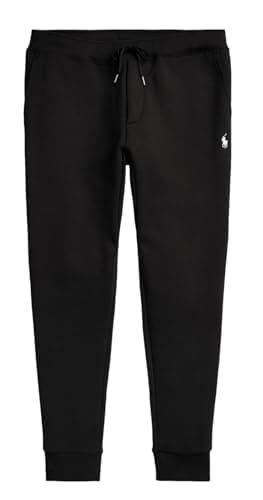 Image of POLO RALPH LAUREN Men's Double Knit Tech Jogger Pants, Luxury Black, X-Large