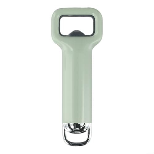 Image of Stainless Steel Beer Bottle Opener with Abs Handle Compact Hanging Wine Opener for Picnics Camping Parties Home Employment – 15 X 7.8 X 2.5 Cm Green/Beige(Green)