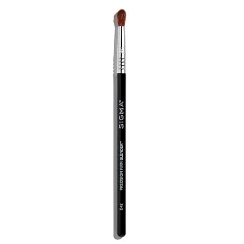Image of Sigma Beauty E42 Precision Firm Blender Brush - Dense Blending Brush for Cream or Powder Products - Firm Precision Eyeshadow Blending Brush