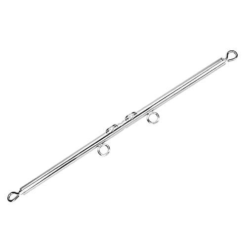 Image of PENJOY Aluminum Alloy Silver Adjustable Pilates Spreader Bar Set Sports Aid Training Yoga Fitness Gear